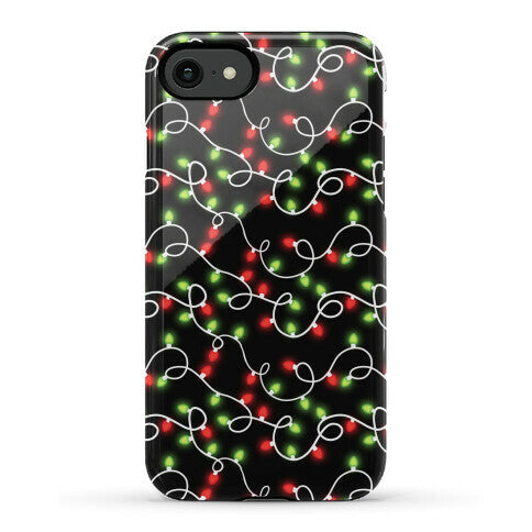 Christmas Lights Pattern Phone Case