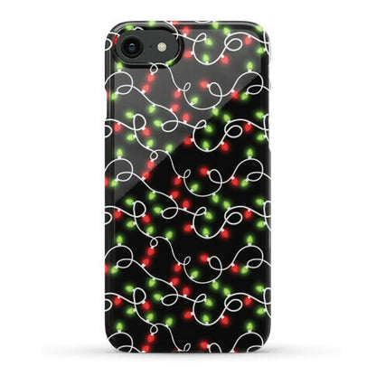 Christmas Lights Pattern Phone Case