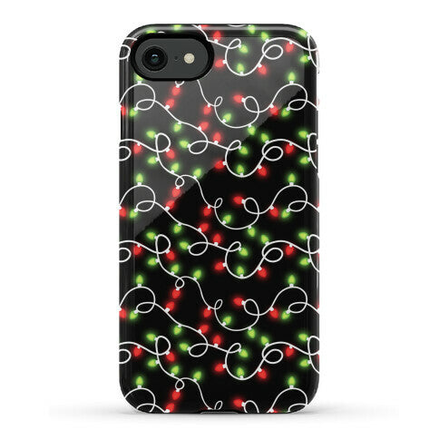 Christmas Lights Pattern Phone Case
