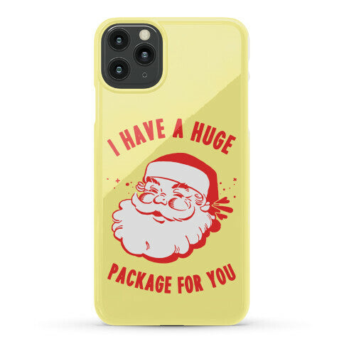 I Have A Huge Package For You Santa Phone Case