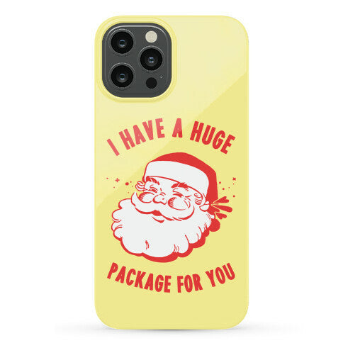 I Have A Huge Package For You Santa Phone Case