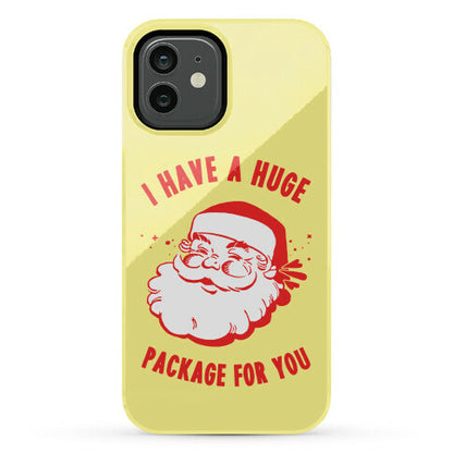 I Have A Huge Package For You Santa Phone Case