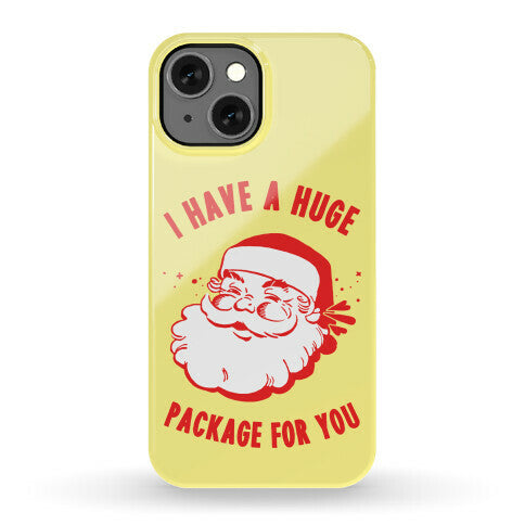 I Have A Huge Package For You Santa Phone Case