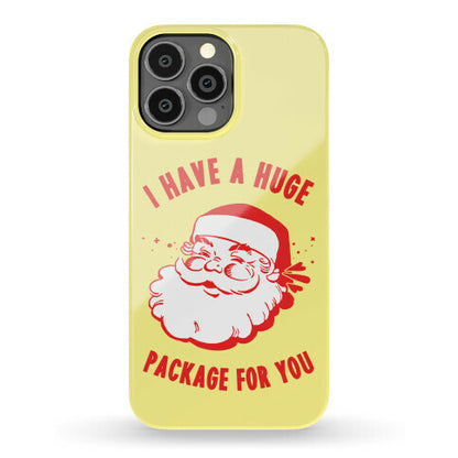 I Have A Huge Package For You Santa Phone Case