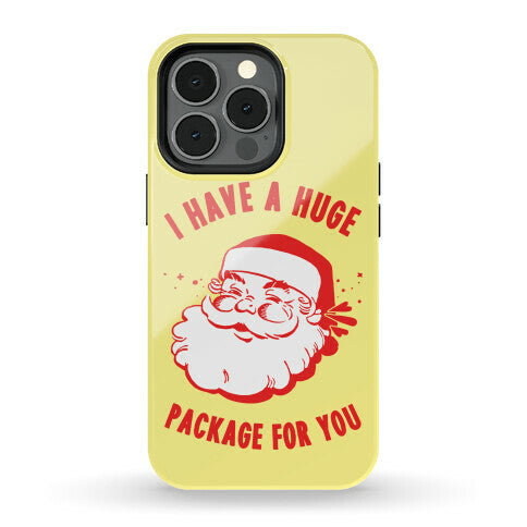 I Have A Huge Package For You Santa Phone Case