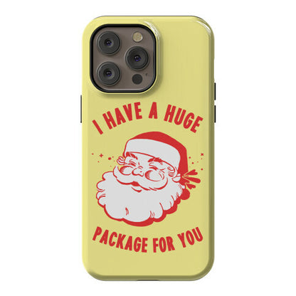 I Have A Huge Package For You Santa Phone Case