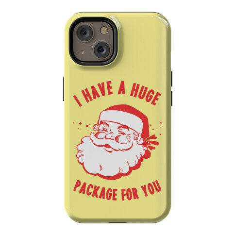 I Have A Huge Package For You Santa Phone Case