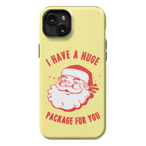 I Have A Huge Package For You Santa Phone Case