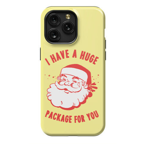 I Have A Huge Package For You Santa Phone Case