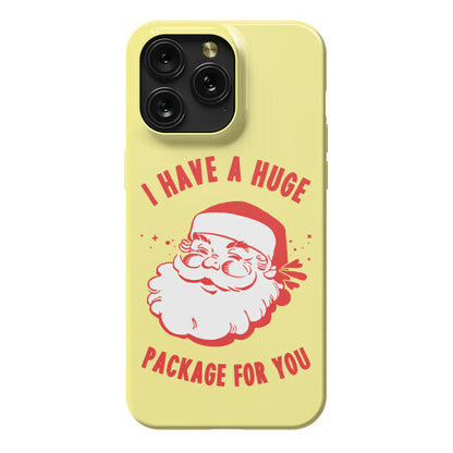 I Have A Huge Package For You Santa Phone Case