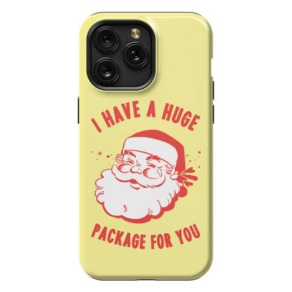 I Have A Huge Package For You Santa Phone Case