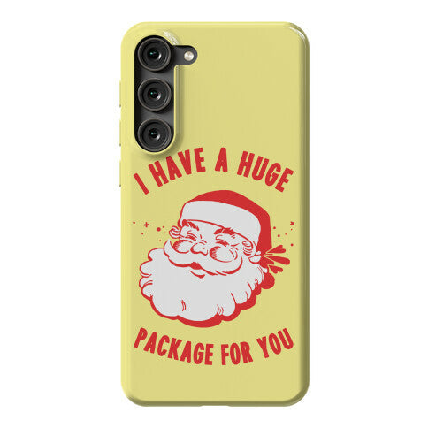 I Have A Huge Package For You Santa Phone Case