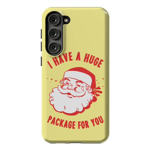 I Have A Huge Package For You Santa Phone Case