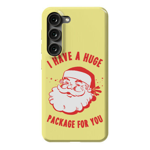 I Have A Huge Package For You Santa Phone Case