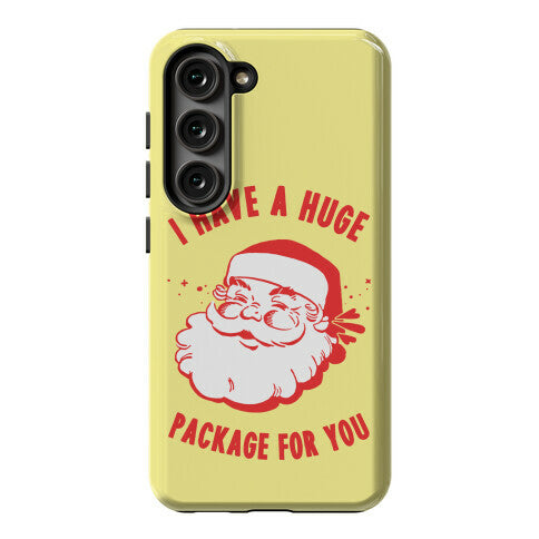 I Have A Huge Package For You Santa Phone Case