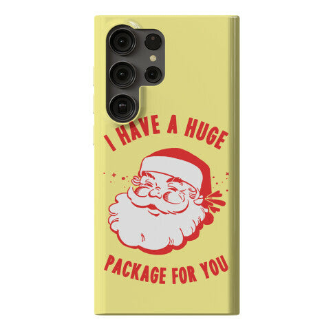 I Have A Huge Package For You Santa Phone Case