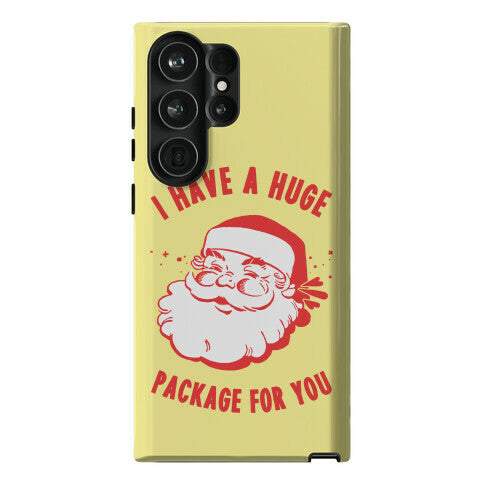 I Have A Huge Package For You Santa Phone Case