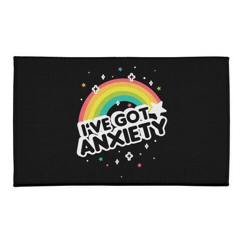 I've Got Anxiety Rainbow Welcome Mat