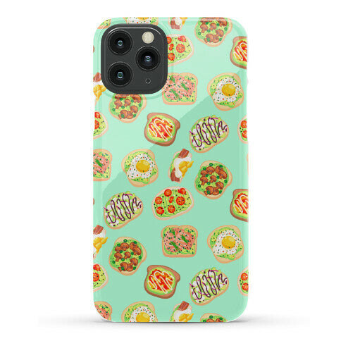 Avocado Toast Pattern Phone Case