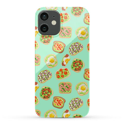 Avocado Toast Pattern Phone Case