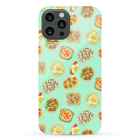 Avocado Toast Pattern Phone Case