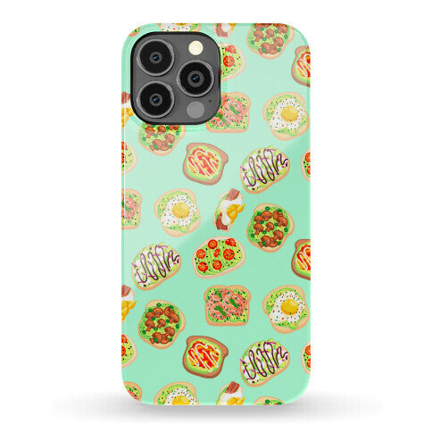 Avocado Toast Pattern Phone Case