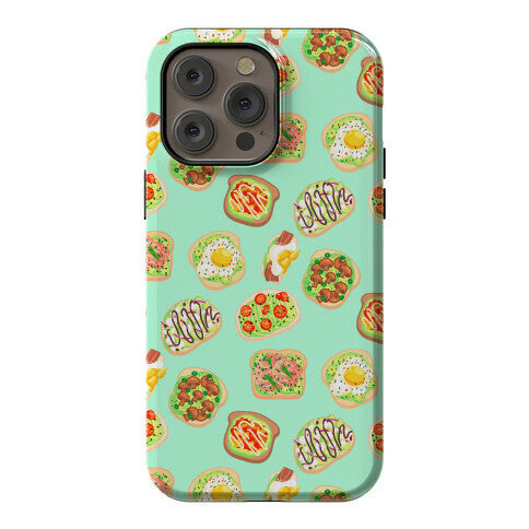 Avocado Toast Pattern Phone Case