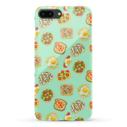 Avocado Toast Pattern Phone Case