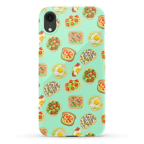 Avocado Toast Pattern Phone Case