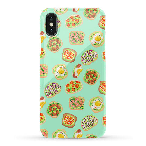 Avocado Toast Pattern Phone Case