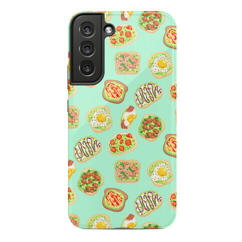 Avocado Toast Pattern Phone Case