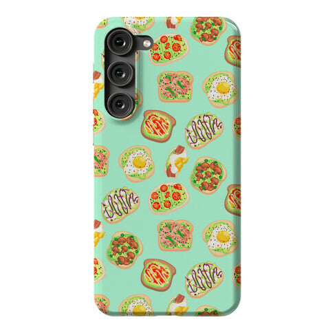 Avocado Toast Pattern Phone Case
