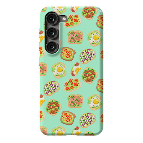 Avocado Toast Pattern Phone Case