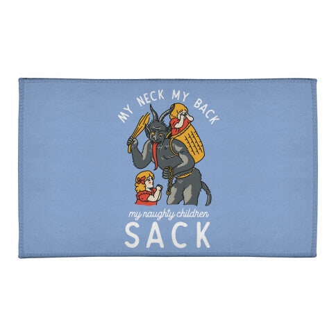 My Neck My Back My Naughty Children Sack Welcome Mat