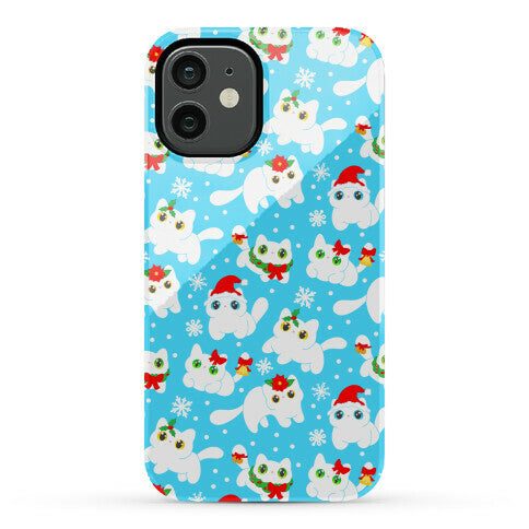 Christmas Cats Pattern Phone Case