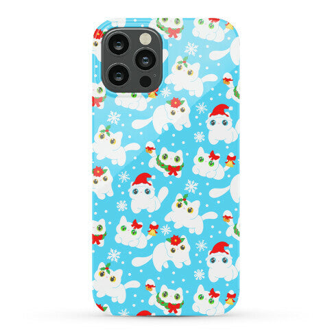 Christmas Cats Pattern Phone Case