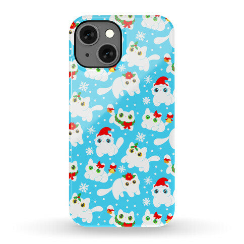 Christmas Cats Pattern Phone Case