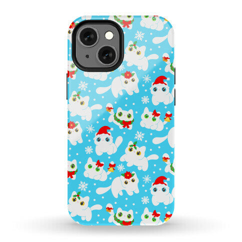 Christmas Cats Pattern Phone Case