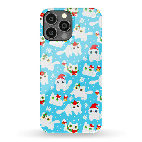 Christmas Cats Pattern Phone Case