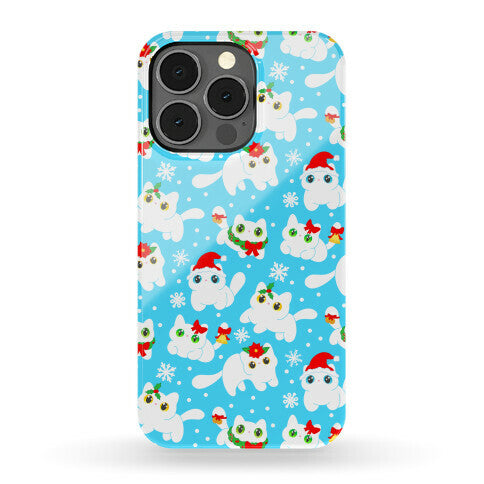 Christmas Cats Pattern Phone Case