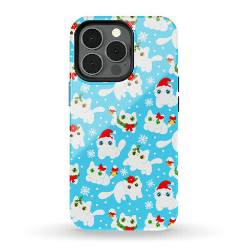 Christmas Cats Pattern Phone Case