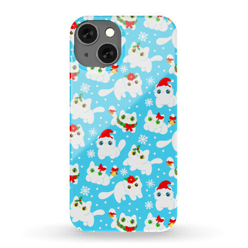 Christmas Cats Pattern Phone Case