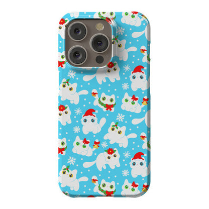 Christmas Cats Pattern Phone Case