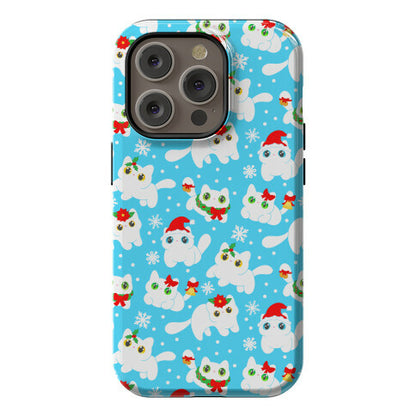 Christmas Cats Pattern Phone Case