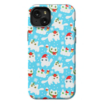 Christmas Cats Pattern Phone Case