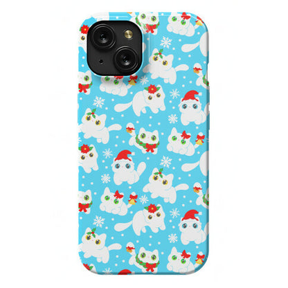 Christmas Cats Pattern Phone Case