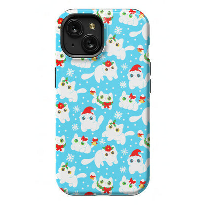 Christmas Cats Pattern Phone Case