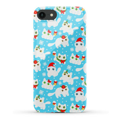 Christmas Cats Pattern Phone Case