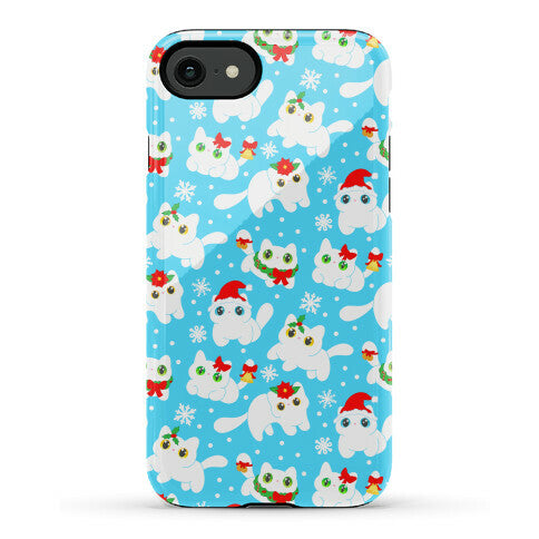 Christmas Cats Pattern Phone Case