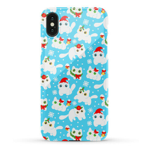 Christmas Cats Pattern Phone Case